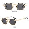 Driving Sun Glasses Y2K Punk Shades Eyewear for Women Men New Fashion Metal Frame Small Square Sunglasses UV400 Protection