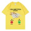 Cigarettes Is Calling Funny Meme Tshirts High Street Fashion Trend Short Sleeve Tshirt Unisex Unisex Casual Loose Cotton T Shirt
