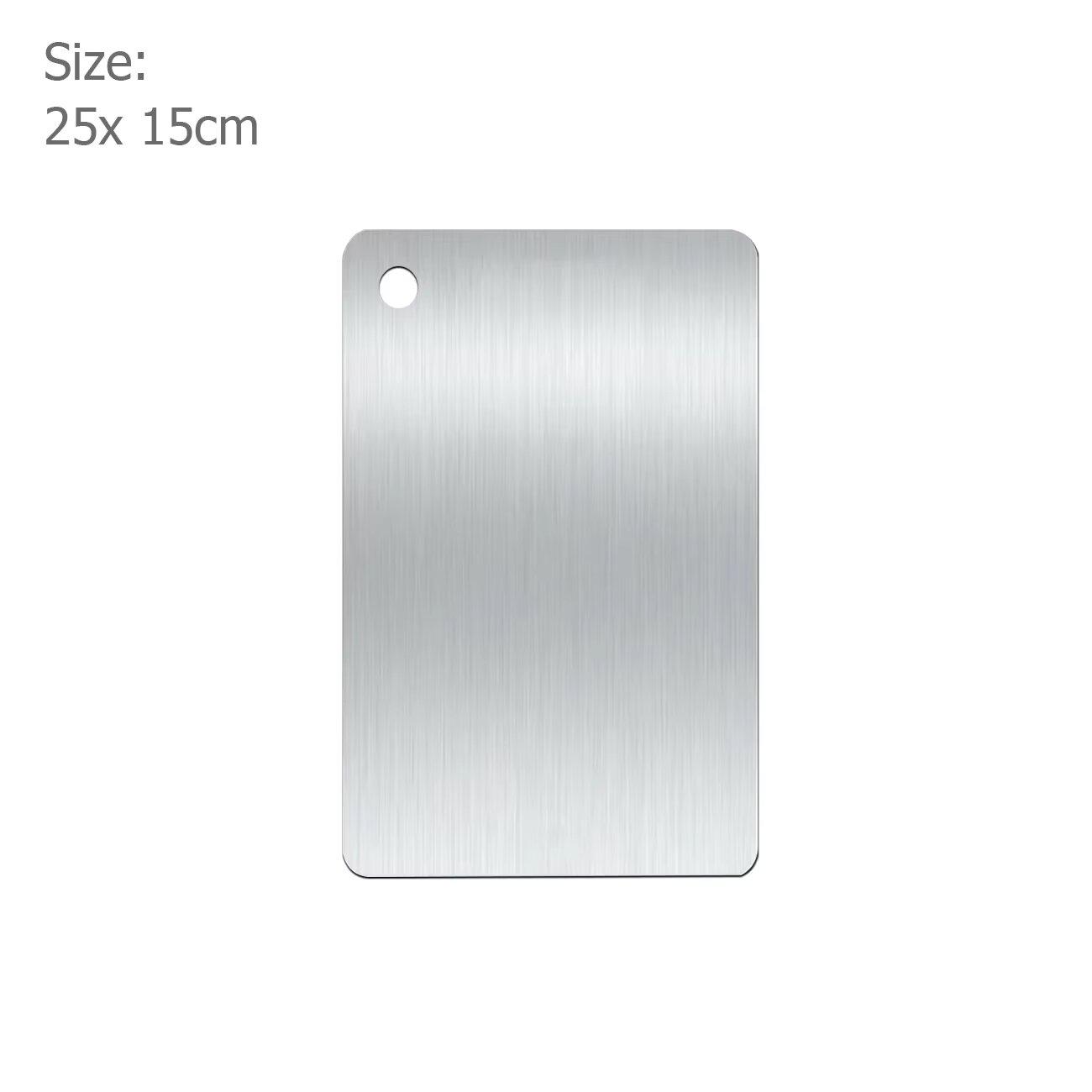 

Stainless steel cutting board double-sided cutting board anti-skid thick cutting board antibacterial mildew proof kneading board