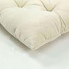 Ecru Cotton Velvet Cushion 40x40