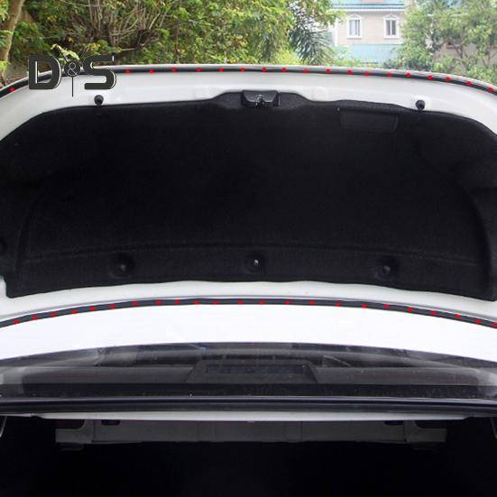 1 Roll Car Door Sealing Strip Noise Reduction Windproof Water-Resistant Self Adhesive Strong Stickiness Easy To Install Auto Door Rubber Seal Strip