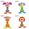 Elephant Lion Plush Rattle Toy With Sensory Development For Infants And Toddlers