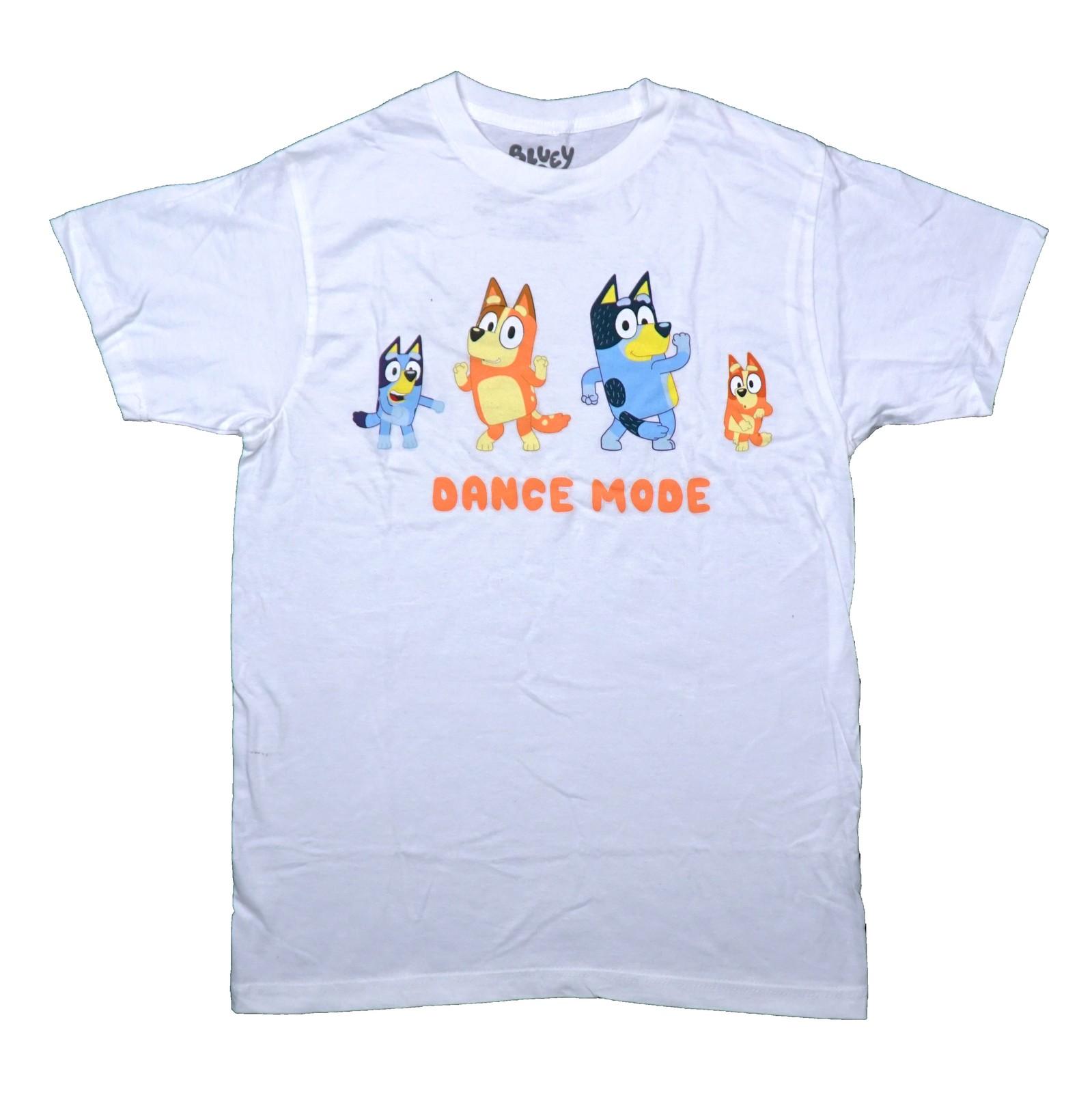 Bluey New Adult T-Shirt - Bingo Bluey Bandit Chilli Dance Mode XXXL