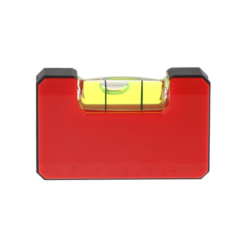 Mini Pocket Level Magnetic Horizontal Leveler Woodworking Portable Bubbles Ruler Level Inspection Tools