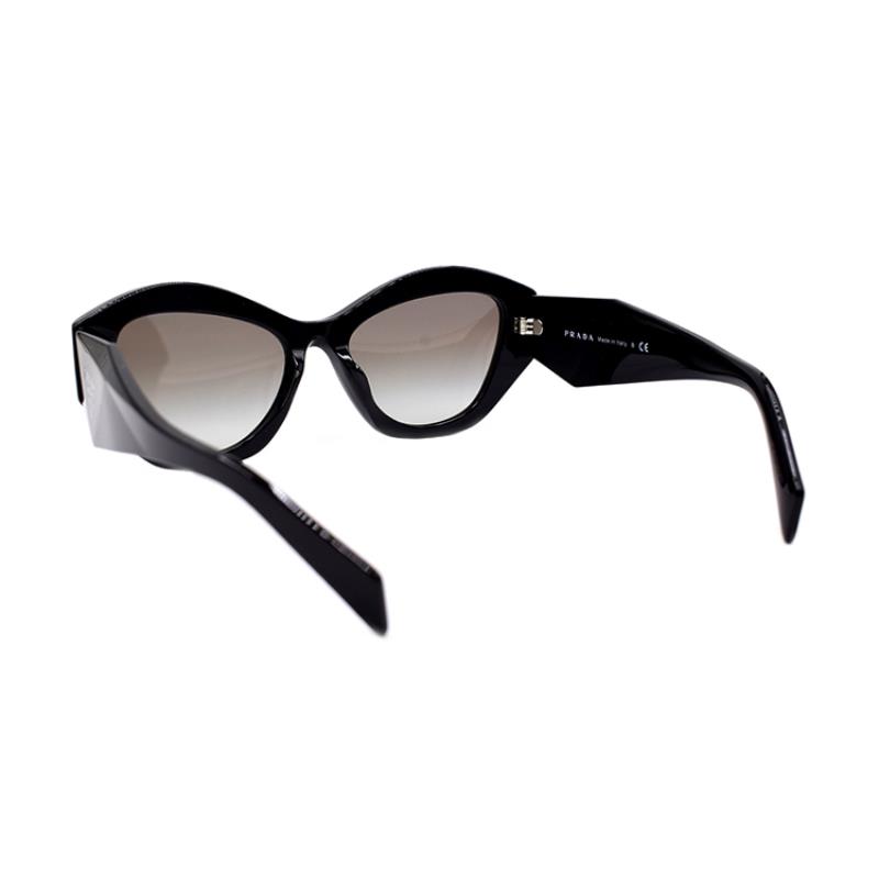 Prada Fashion Runway Series Geometric Design Holiday Travel Sunglasses SPR07Y F Women sunglasses Black SPR07Y-F-1AB-0A7