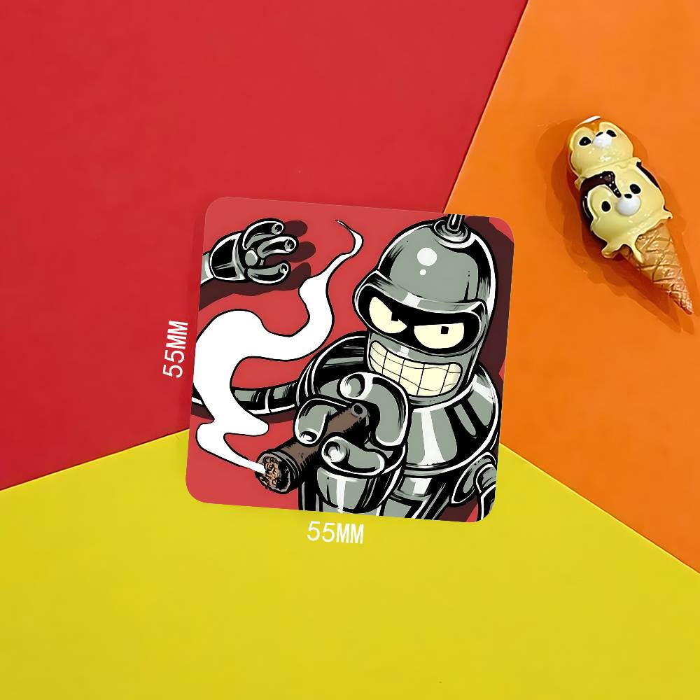

F-Futuramas-Bender Anime Cute Fridge Magnets Cartoon Animal Magnets For Refrigerator Decor Funny Magnetic