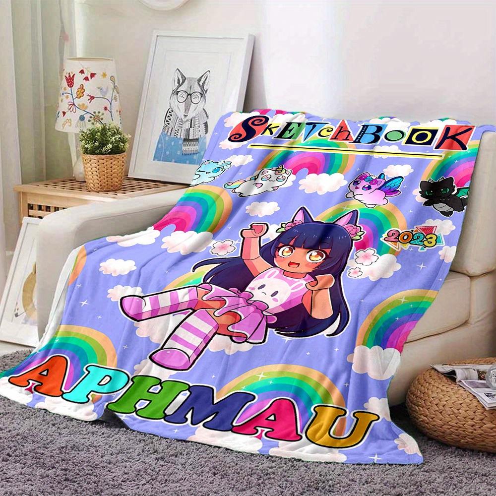 1pc Aphmau: Searching for Home: A Graphic Novel Digital Printed Flannel Blanket, Super Soft Plush Fleece Bed Cover, Multipurpose Four Season