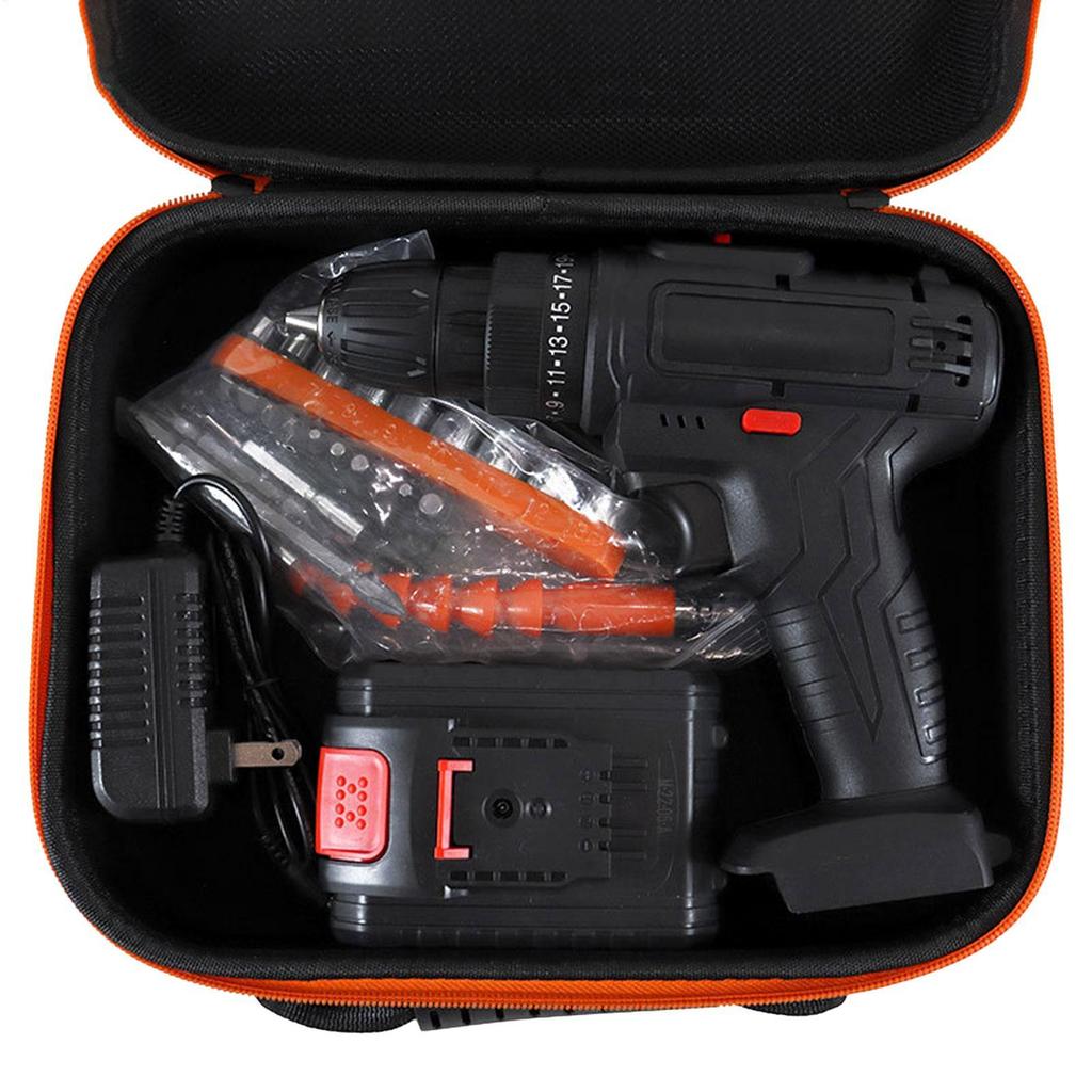 Large Capacity Tool Pouch Bag Tool Backpack Oxford Fabric Accessory Storage Case for Electric Grinder Drill