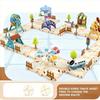 3D Puzzle Track Car Toy Set Assembling Scene Maze DIY Rail Car Amusement Park Puzzles Track Vehicle Creative Game Logic Kits Toy