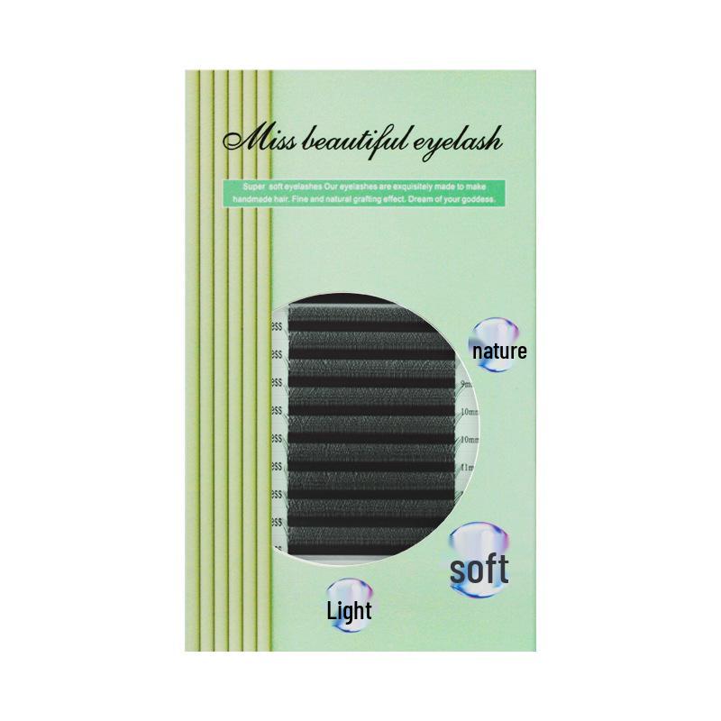 Three-Leaf Clover 3D Soft Natural Eyelashes, W-Shaped Grafting False Individual Strands with Money-Back Guarantee.