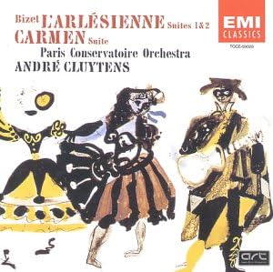 

CD АНДРЕ КЛЮИТЕНС - Бизе: Арльская женщина & Кармен TOCE59028 Япония ОбиКлассика Б/У