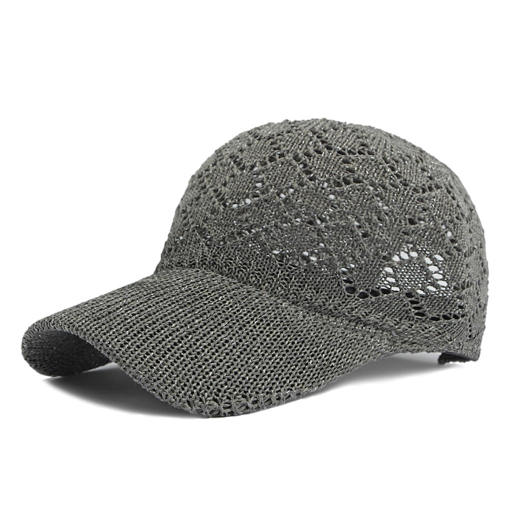 Haveli Knit Lace Baseball Cap with Sun Baseball Fashion UV Openwork Knit One Cap, Glitter, Protection, Mesh, Breathable, Cool, Lightweight, Stylish,