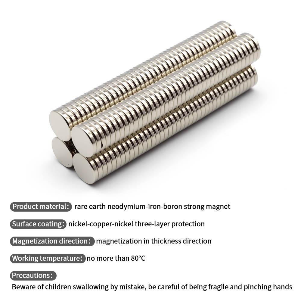 15x3mm Superstarker Neodym-Magnet N35 NdFeB Permanentmagnete Runde Starke Magnete Kühlschrankmagnet