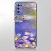 Claude Monet Phone Case For Samsung Galaxy A12 A02S A22 A32 A52 A72 A71 A51 A41 A31 A21 A11 A50 A70 A10S A20S Black Cover
