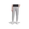 Adidas Neo Solid Color Lace-Up Casual Tapered Knit Sports Pants Women Pants Gray IK2441