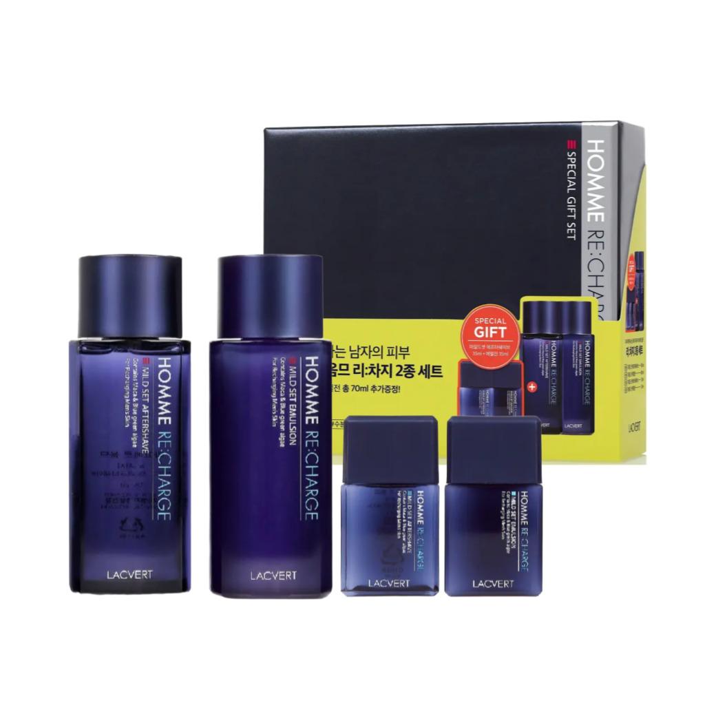

Lacvert Homme Recharge 2-Piece Set (After Shave 185ml + Emulsion 180ml + Mini Shave 35ml + Mini Emulsion 35ml)