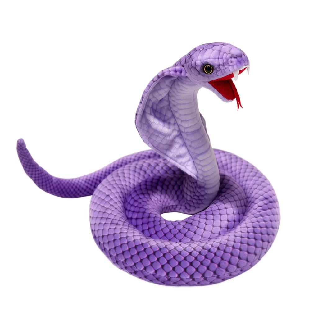 Realistic Plush Snake Toy - Soft Fake Snake for Pranks, Gifts and Halloween Decorations