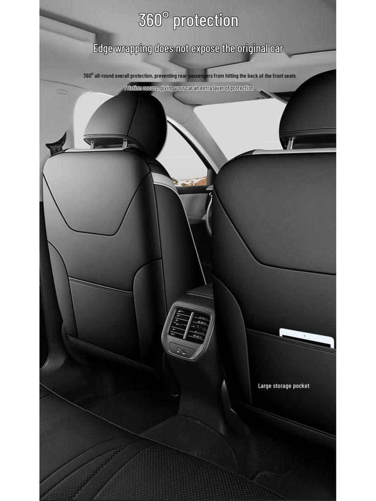 Breathable Full-Coverage Leather Seat Covers for 2026 VW Jetta VS8