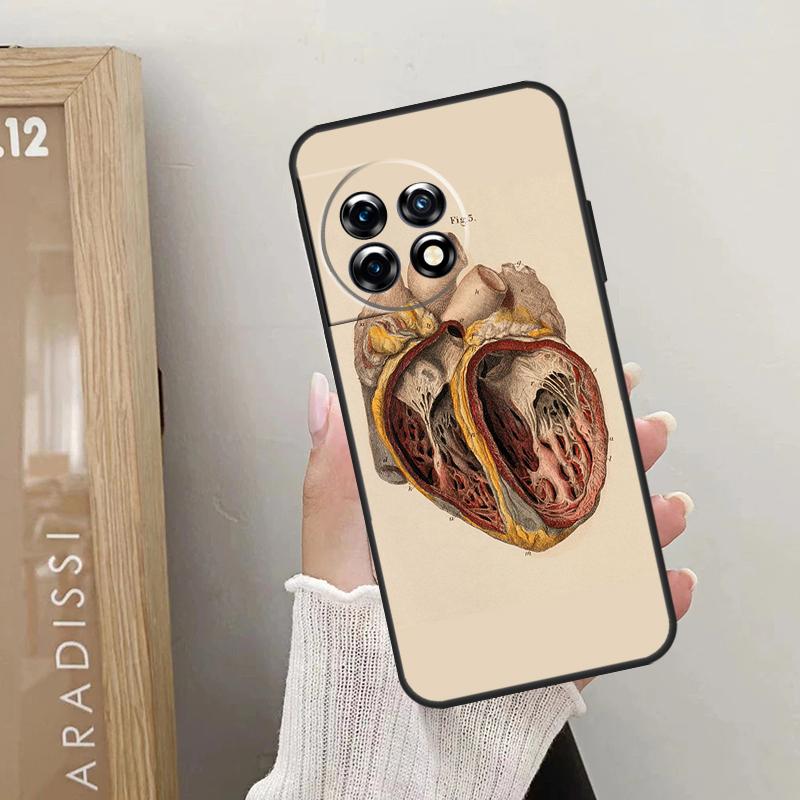 Human Anatomy Case For OnePlus Nord CE 5 2 3 4 Lite N20 N30 OnePlus 15 13 12 10 R 13T 10T 11 9 10 Pro Cover