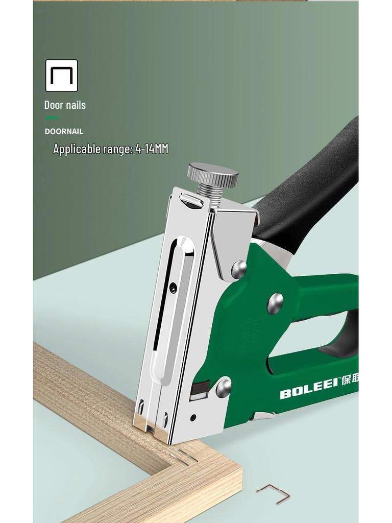 Manual Steel Nail & Staple Gun for Wire Slotting & Woodworking