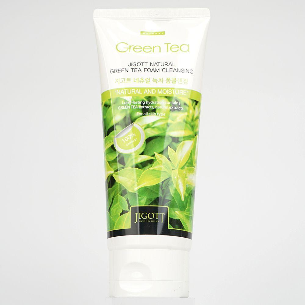 Jigott Natural Green Tea Foam Cleansing 180ml