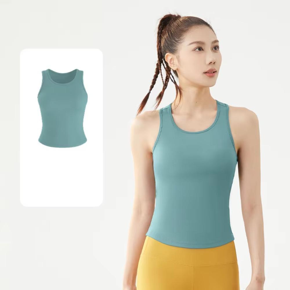Anti-Light Sports Vest Non-Running Cup Tight Body Vest Lightweight Yoga Vest  Outdoor Exercise