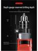Electric Drill Set for Home & Woodworking - Includes Hand Drill, Drill Bits, and Toolbox