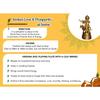 Ekhasa 100% Pure Brass Lord Krishna Idol with Flute | Shree Lord Krishna Statue for Home Decor