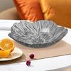 Transparent Acrylic Petal Fruit Tray Multipurpose Candy Nuts Serving Dish Organizer for Living Room Tabletop Home Storage