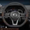 Leder Lenkradabdeckung für Nissan Qashqai Juke Sentra Kicks Xtrail Sentra Versa Altima 2024 2025 2026 Zubehör