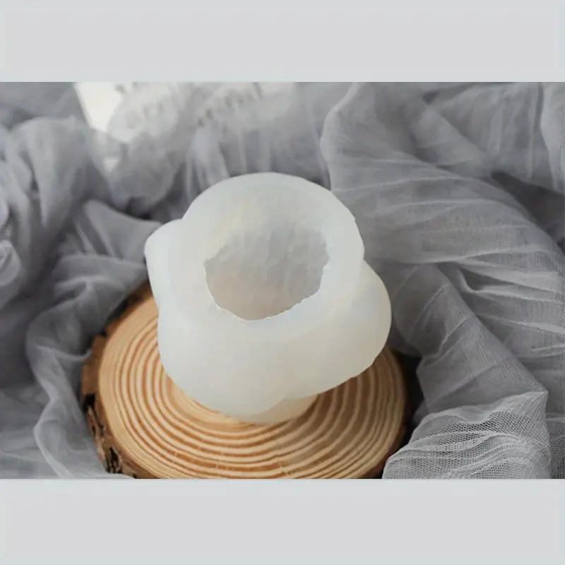 1Pcs Teddy Bear Aromatherapy Candle Silicone Mold for Handmade Dly Teddy Dog Head Mousse Chocolate Cake Baking Mold Plaster