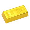Hot Fake Plastic 999.9 Gold Bar Bullion Prop Desk Table  Decoration