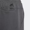 Adidas Alphabet Logo Print Loose Fleece-Lined Knit Sweatpants Men Bottoms Dark-Grey IB2741