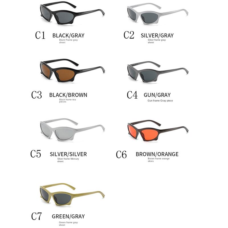 Sports Sunglasses Men Retro Y2K Sun Glasses  New Fashion Outdoor Street Po INS Eyewear Sunglasses For Women Men