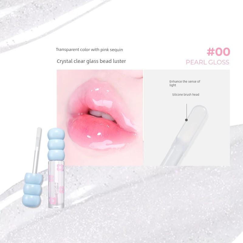 Korean Colorgram Candy Plum Glossy Lip Glaze Mirror-Like Nude Moisturizing Transparent Lip Oil Temporary
