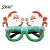 Occhiali da Festa di Babbo Natale Occhiali di Natale, Montature Festose Glitterate, Cappello Albero Pupazzo di Neve Orso Occhiali Divertenti per Bomboniere Pan di Zenzero