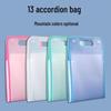 13-Pocket Vertical Accordion Folder - Large Capacity Student Test Paper Storage Bag