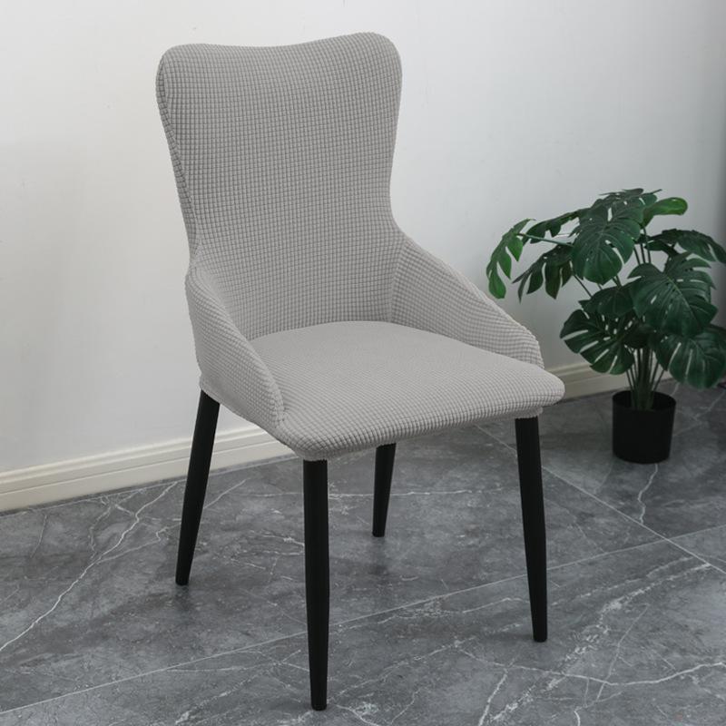 Special-shaped Armrest Style Elastic Chair Cover Simple Chair Cover Thickened Fleece Light Armrest Backrest Integrated Four-season Pass