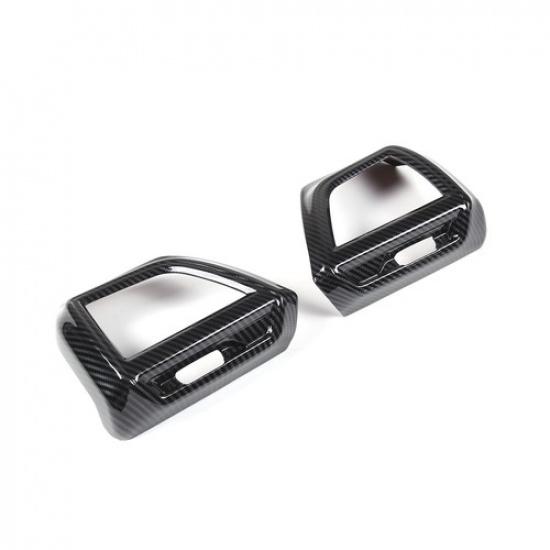 ABS Carbon Fiber Center Console Air Vent Cover Trim For Subaru Forester -23