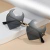 Trendy Stylish Irregular Sunglasses For Parties And Festivals With Uv380 Protection