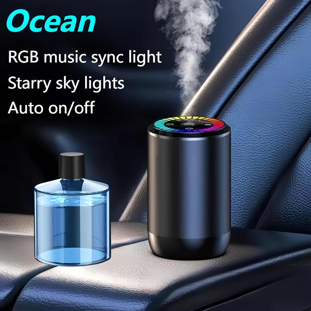 Smart Car Aromatherapy Diffuser, Natural French Scented Essential Oil/Perfume,Essential Oil Diffuser, Long-lasting Freshness