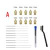 Stainless Steel Nozzle Cleaning Needles Brush Scraper Tool 0.2/0.25/0.3/0.35/0.4mm V6 MK8 Brass Nozzle 3D Printer Cleaning Tools