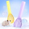 10pcs Plastic Pet Bath Spoon Wear Resistant Hamster Litter Shovel  For Cleaning