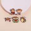 Cool Cowboy Hat Duck Capybara Frog Cat Enamel Pins Cartoon Animal Brooches Lapel Backpack Badge Funny Jewelry Gifts For Friends