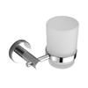 Stainless Steel Toothbrush Holder Rinsing Cup Drinking Glass Toothbrush Mug Hanger Toothpaste Holder Bathroom Accessory