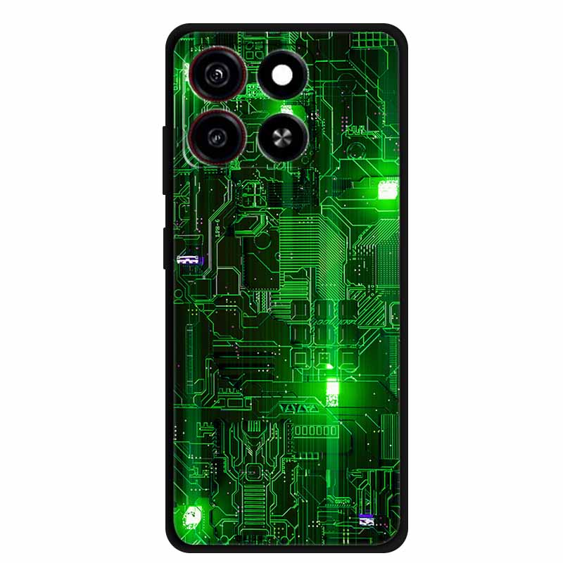 Phone Case For ZTE Blade A55 Back Cover Case A 55 Shockproof Black Silicone Soft Coque For ZTE Blade A35 Case A 35 6.75" Funda