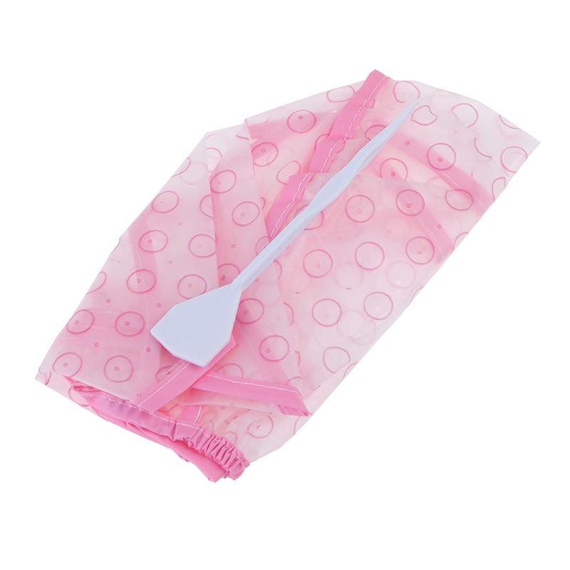 2Pcs/Set Highlighting Dye Coloring Hair Tipping Cap Gloves With Hook Hairs