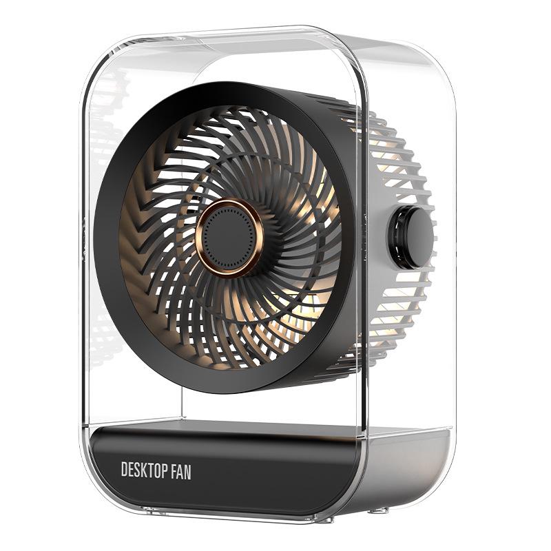 

Mini Portable Wall-Mounted & Desktop Fan for Dorm, Home, and Office 19x10x26.6cm чёрный