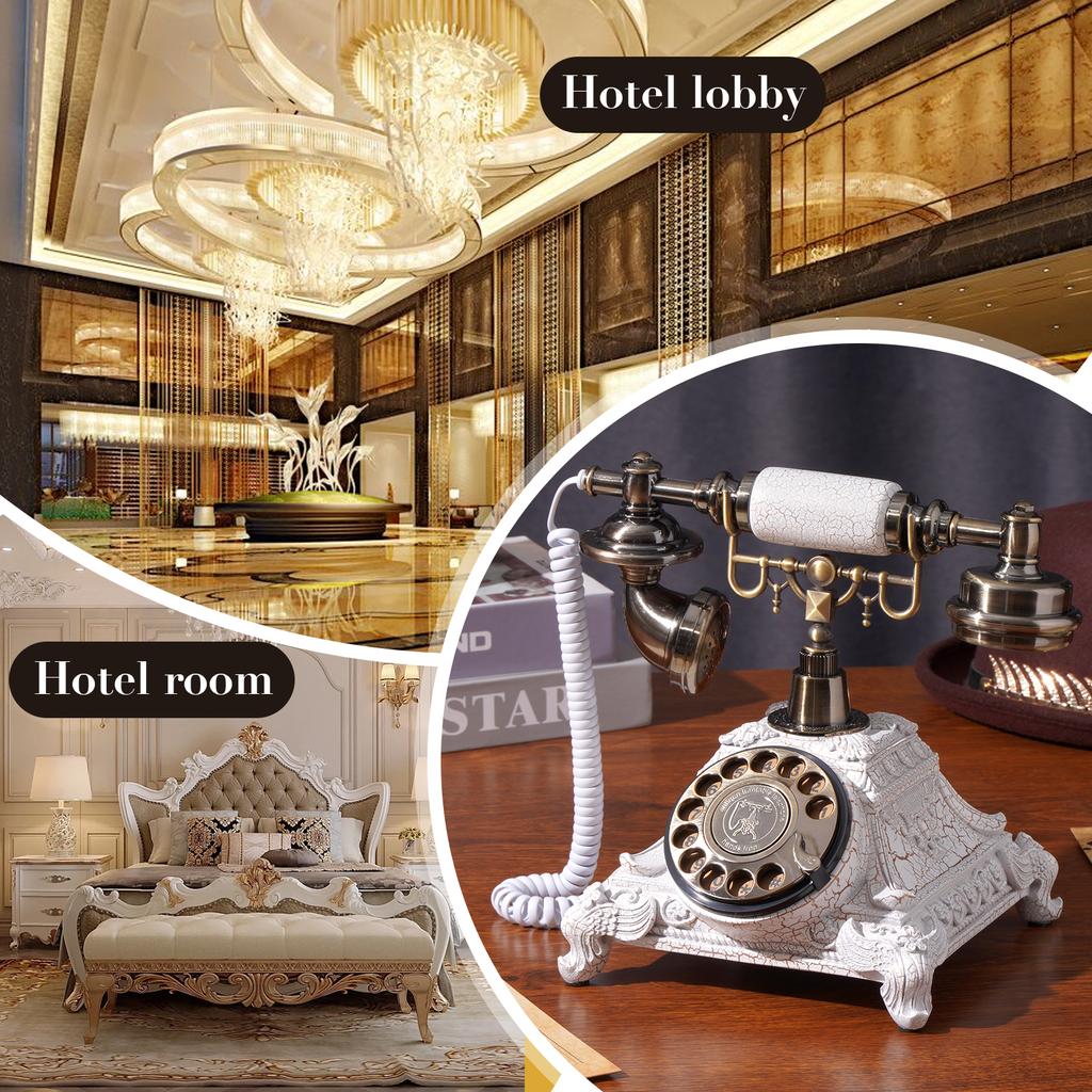 Audio Message Book Voice Record Vintage Telephone Recorder Wedding Phone Customized with Voicemail Best Es Suitable