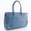 HERMES Atlas 42 Tote Bag Boston bag Blue gene SilverHardware Taurillon Clemence unisex Used